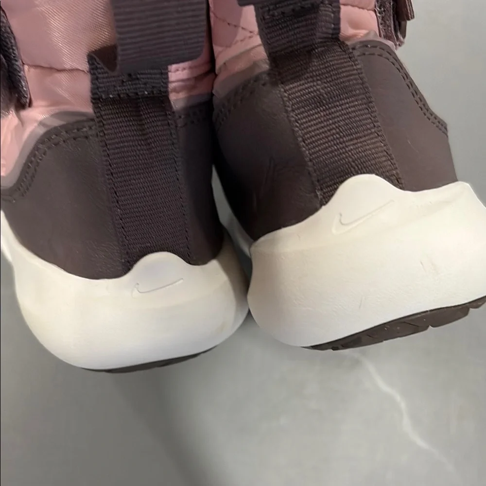 Nike Flex Advance Winter Boots Girls Pink Grey